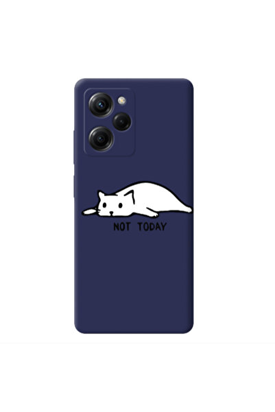 Other Xiaomi Poco X5 Pro Not Today Dark blue Colored Silicone TPU Θήκη