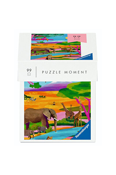 RAVENSBURGER Puzzle Moment Tanzania, editie premium, 99 piese, Multicolor
