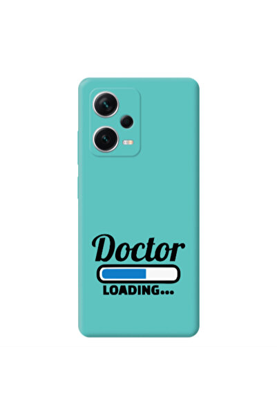 Other Xiaomi Poco X5 Doctor Loading Turquoise Colored Silicone TPU Θήκη