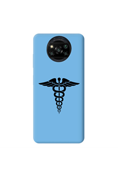 Other Xiaomi Poco X3 /X3 Pro Medical Spa Blue Colored Silicone TPU Θήκη