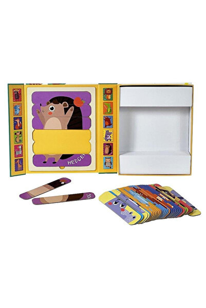 adar Puzzle, joc Animale, in fasii educational, pentru copii 3+, Multicolor