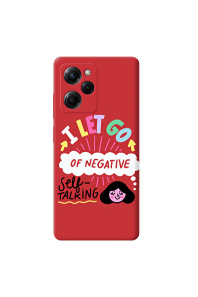Other Xiaomi Poco X5 Pro Let go Self talking Red Colored Silicone TPU Θήκη