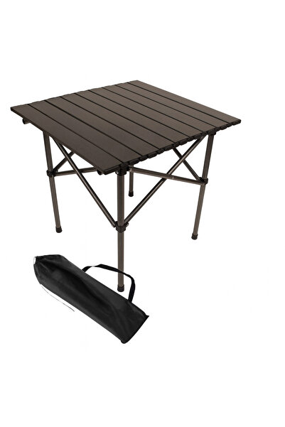 EvrikaKron Masă de camping pliabilă din aluminiu, portabilă cu geantă de tran...