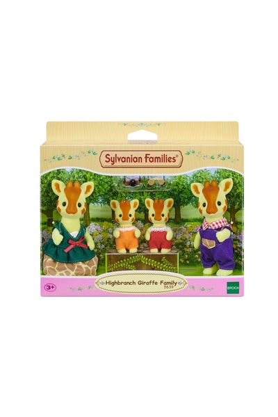 OEM Set 4 figurine, Sylvanian Families Familia Girafelor Highbranch, 8 cm