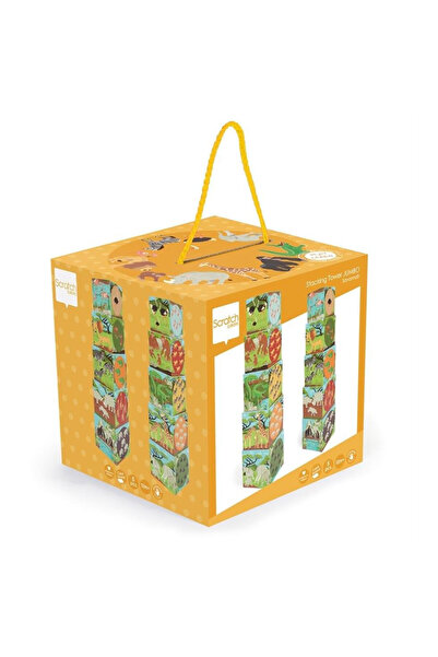 OEM Set educativ Jumbo Animalele Lumii de la Scratch - 5 elemente 77 cm