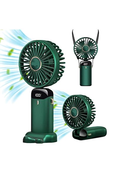 OEM Ventilator USB reglabil, 5 viteze, Verde