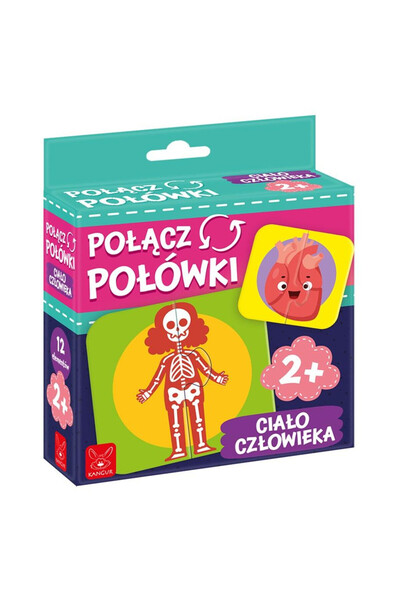 OEM Puzzle Educativ "Dincolo de Corpul Uman" de la Kangur pentru copii 2+
