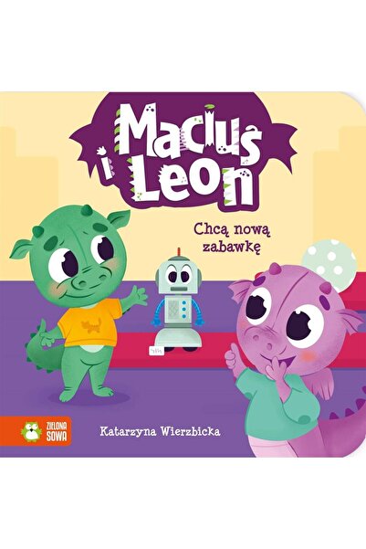 OEM Macius si Leon vor o jucarie noua carte cartonata Zielona Sowa