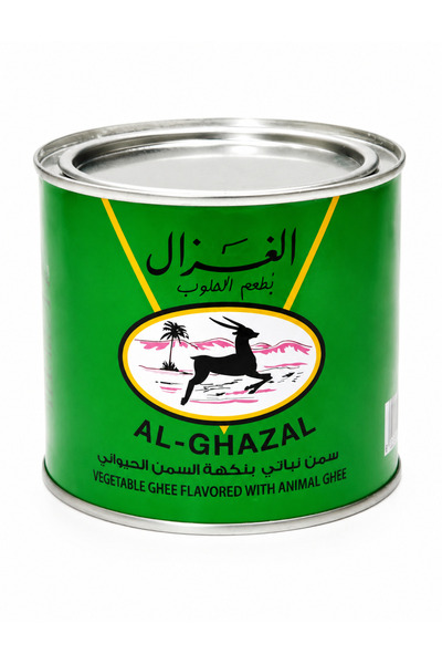 AL SHERESH FOOD Ghee Al Ghazal سمنة الغزال - بطعم الحلوب Vegetable Ghee flavo...