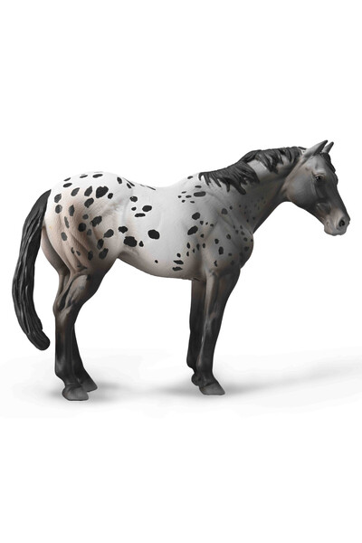 OEM Figurină pictată manual, cal Appaloosa Blue Roan