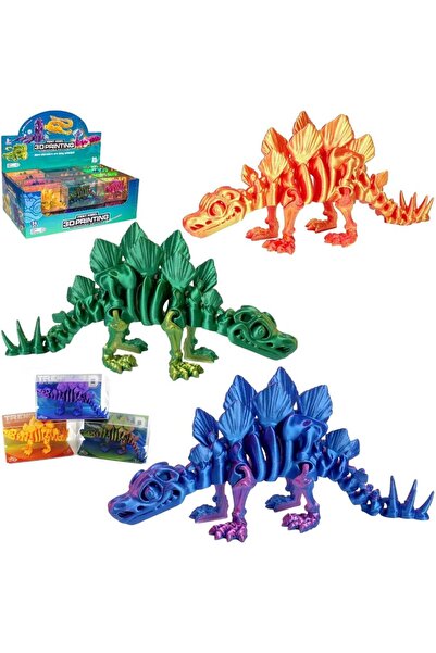 OEM Trifox Figurina Schelet Stegozaur articulat imprimat 3D matase MIX MIX