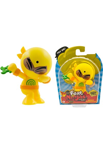 OEM Figurina Fart Ninjas Gassy Grasshopper cu sunete, multicolor