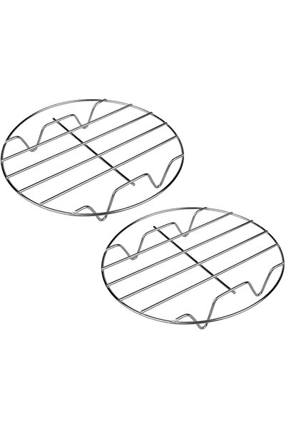The Bros 8 Inch Cooking Rack Round 304 Stainless Steel Baking and Cooling Ste...