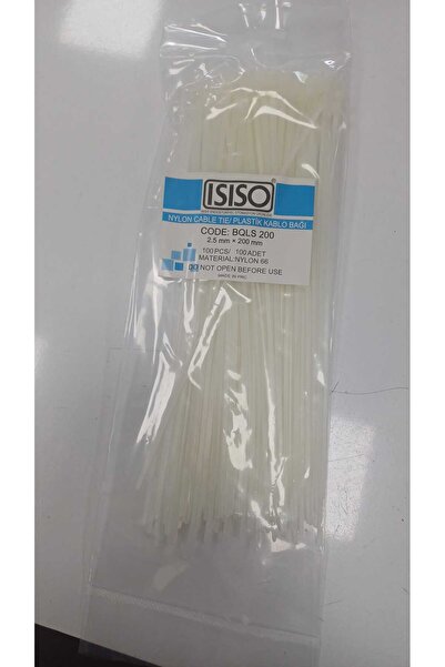 200x2.5mm 100 adet kablo bağı