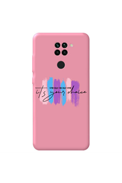 Other Xiaomi Redmi Note 9 One Day Or Day One Pink Colored Silicone TPU Θήκη
