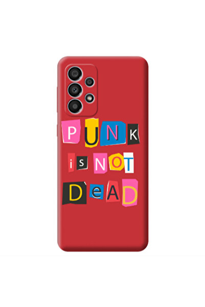 Other Samsung A53 Punk is not Dead Red Colored Silicone TPU Θήκη