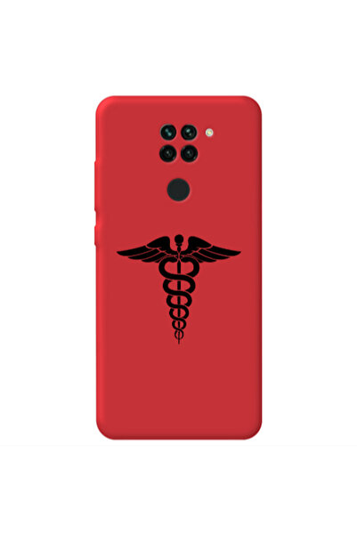 Other Xiaomi Redmi Note 9 Medical Spa Red Colored Silicone TPU Θήκη