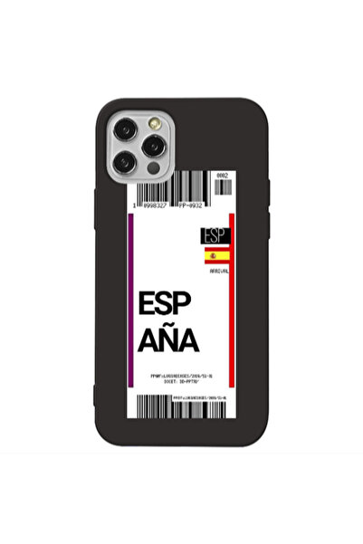 Other Apple iPhone 12 Pro Max Espana Arrival Black Colored Silicone TPU Θήκη
