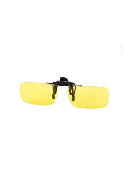 POLI Lentile polarizate pentru ochelari de vedere, tip clip-on, galbene