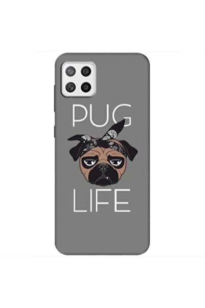 Other Samsung A22 5G Pug Life Grey Colored Silicone TPU Θήκη