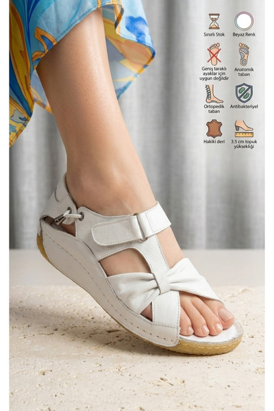 Registan Shoes YAZLIK ORTOPEDİK ANATOMİK YUMUŞAK RAHAT TABAN KADIN TERLİK SAN...