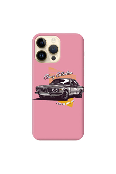 Other Apple iPhone 13 Pro Max Classy Collection Pink Colored Silicone TPU Θήκη