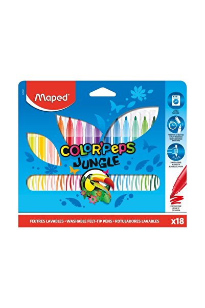 Maped Carioca Color'Peps Jungle 18 culori/set