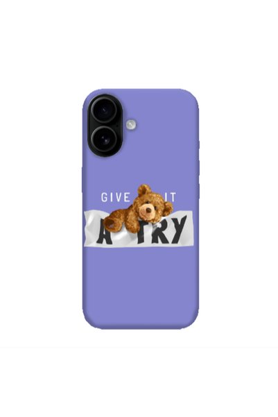 Other Apple Iphone 16 plus Give me Purple Colored Silicone TPU Θήκη