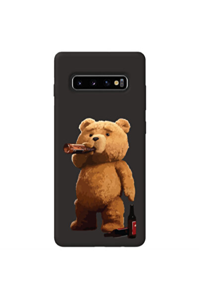 Other Samsung S10 Beer Time Black Colored Silicone TPU Θήκη