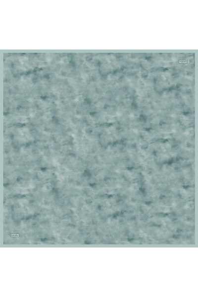 Levidor Turquoise Vintage Pattern Twill Silk Scarf