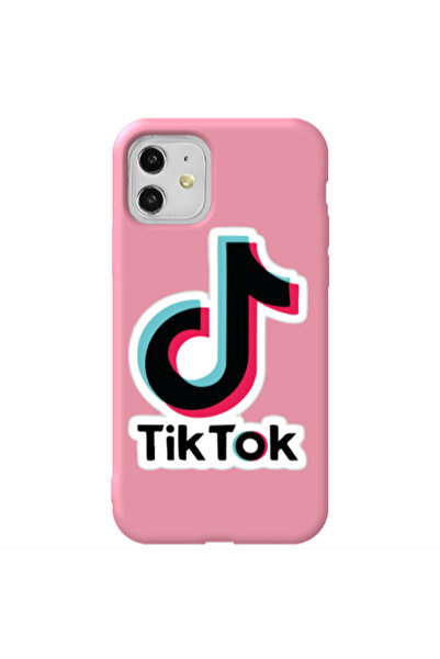 Other Apple iPhone 11 Tik Tok Pink Colored Silicone TPU Θήκη