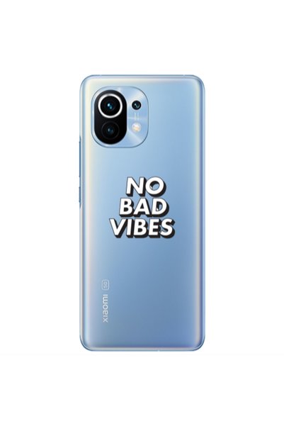 Other Xiaomi Mi 11 No bad vibes Transparent Silicone TPU Θήκη
