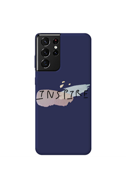 Other Samsung S21 Ultra Inspire Dark blue Colored Silicone TPU Θήκη