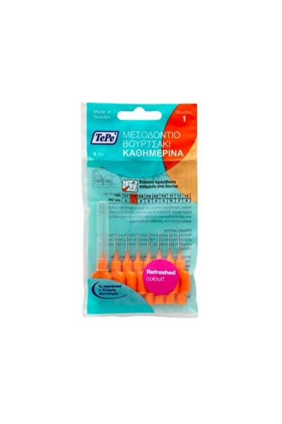 TePe | Interdental Brush 0.45mm | Μεσοδόντιο Βουρτσάκι Πορτοκαλί | 8τμχ