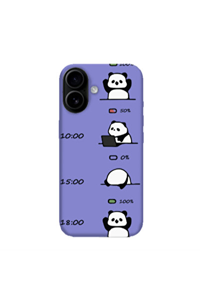 Other Apple Iphone 16 plus My situation at work Purple Colored Silicone TPU Θήκη
