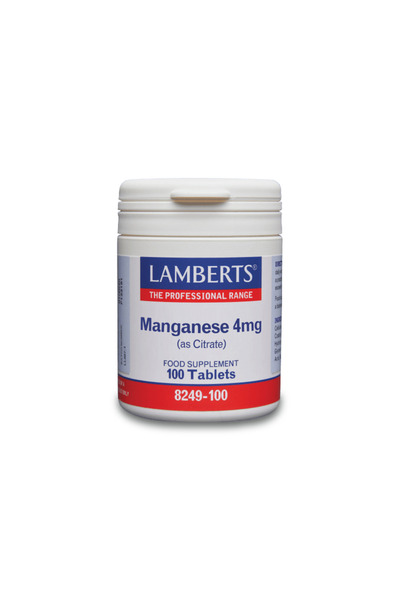 Lamberts |   Μάγγανο 4mg |   100 ταμπλέτες