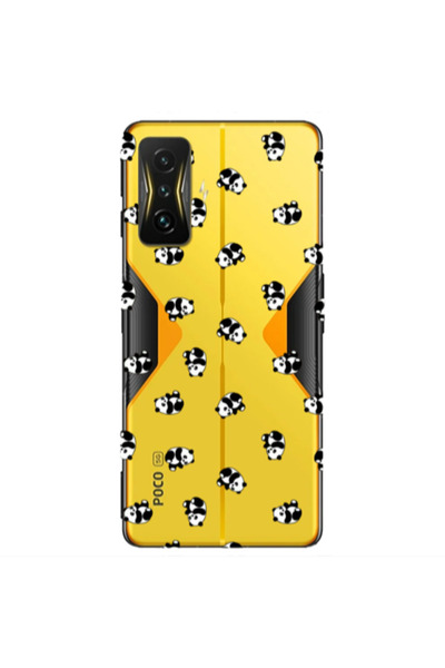 Other Xiaomi Poco F4 Gt Small Pandas Transparent Silicone TPU Θήκη