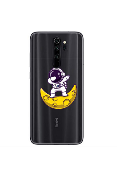 Other Xiaomi Redmi Note 8 Pro Astronaut on the moon Transparent Silicone TPU ...