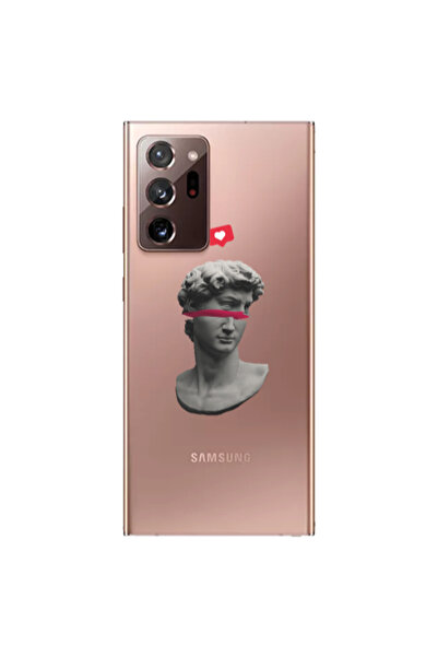Other Samsung Note 20 Ultra Half statue Transparent Silicone TPU Θήκη