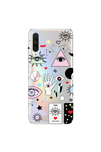 Other Xiaomi Mi 9 Lite Pyramid eyes Transparent Silicone TPU Θήκη