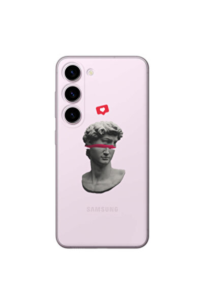 Other Samsung S23 Plus Half statue Transparent Silicone TPU Θήκη