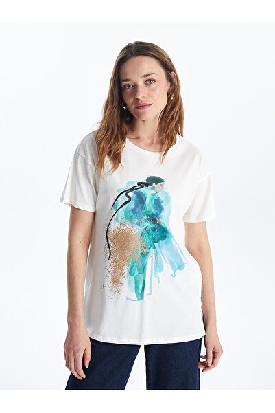 LC Waikiki Peak New Season Crew Neck Printed Women's T-Shirt