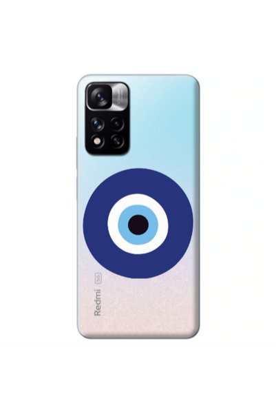 Other Xiaomi Redmi Note 11s 5G Evil eye bead Transparent Silicone TPU Θήκη