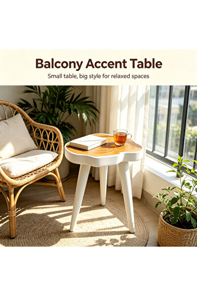 Bleco Modern Creative Side Table – Space-saving, ideal as a bedside table or ...