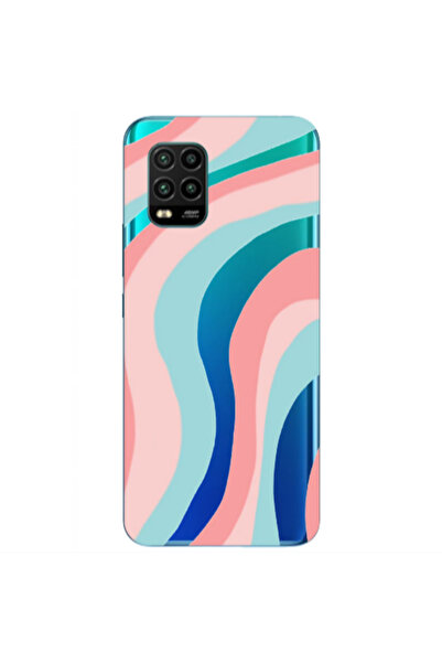 Other Xiaomi Mi 10 Lite Colored lines Transparent Silicone TPU Θήκη