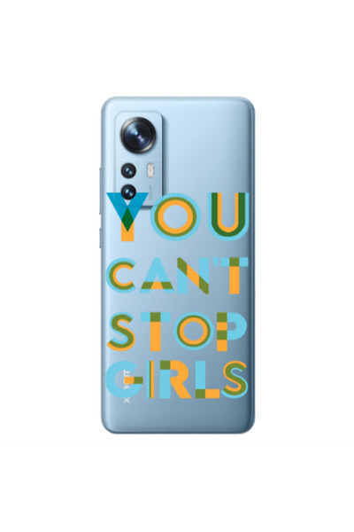 Other Xiaomi Mi 12 You Cant Stop Girls Transparent Silicone TPU Θήκη
