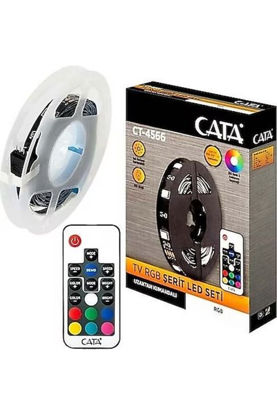 Cata RGB Tv Arkası Şerit Led 3 Metre CT-4566