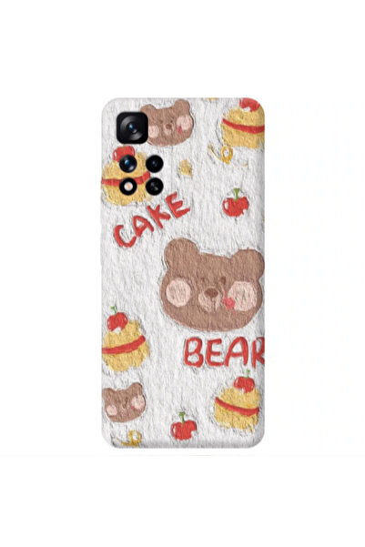 Other Xiaomi Redmi Note 11 Pro 5G Cake Bear Transparent Silicone TPU Θήκη