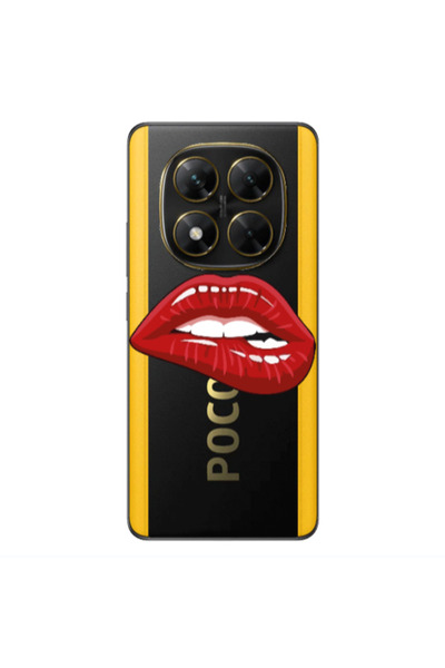 Other Xiaomi Poco X7 Shiny Lips Transparent Silicone TPU Θήκη