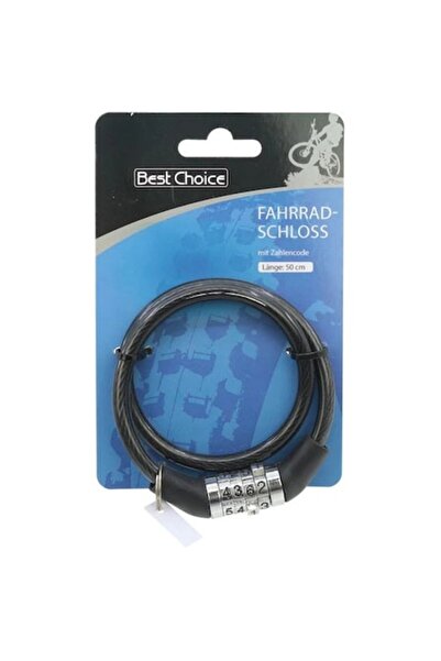 Best Choice Products Κλειδαριά ποδηλάτου με κωδικό, 50 εκ., μεταλλική, με εύκ...